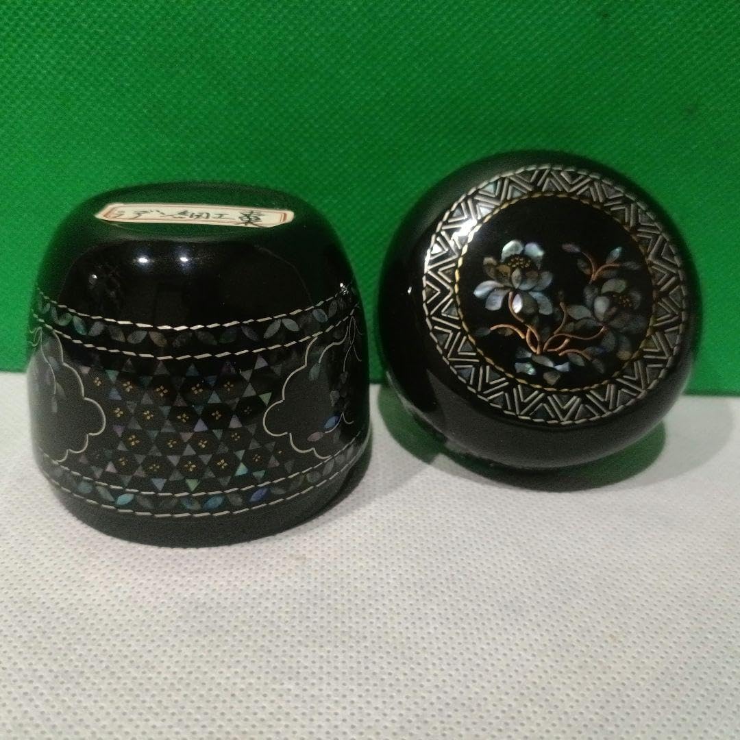 螺鈿 棗 なつめ 茶入 漆塗 漆芸 木製 茶道具 螺鈿 棗 なつめ